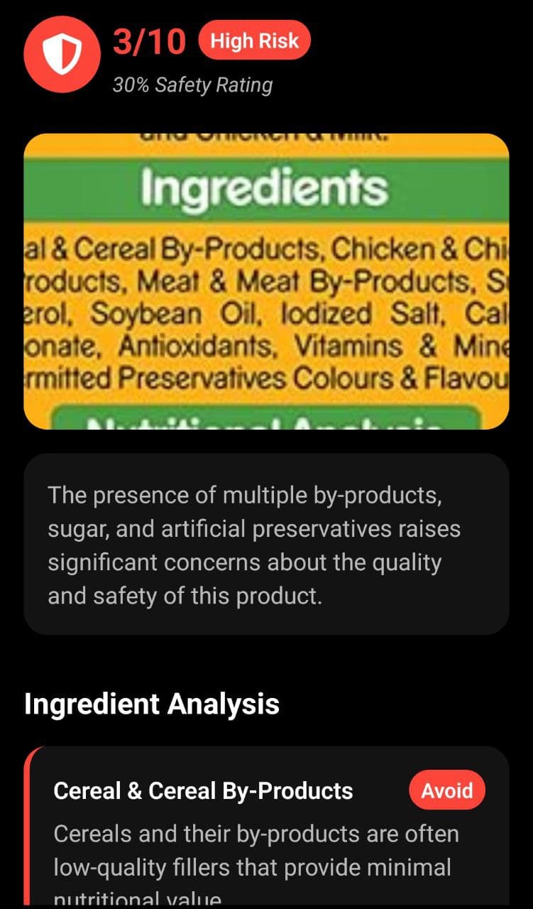 Ingredient Scanner